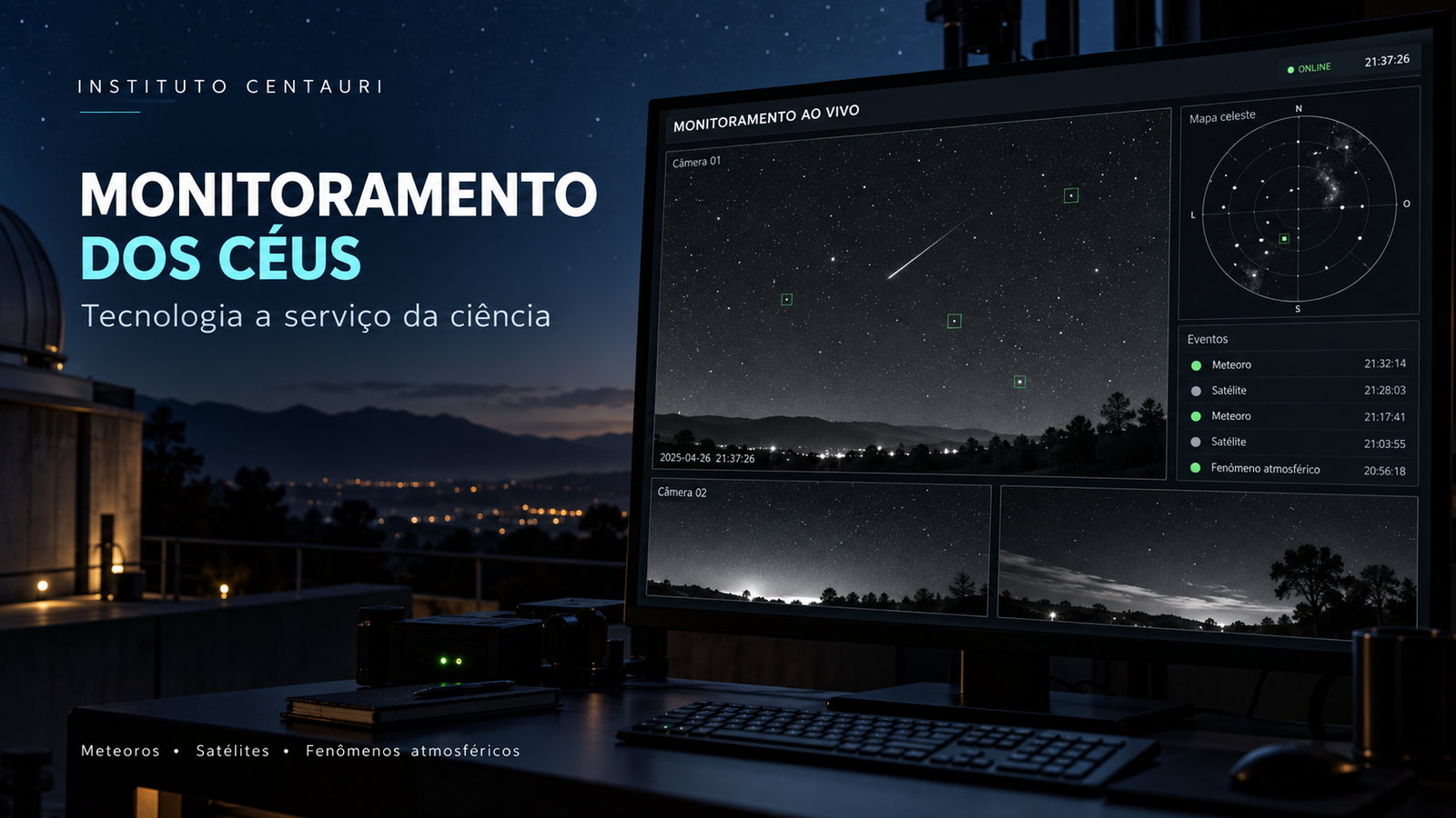 Monitoramento dos céus